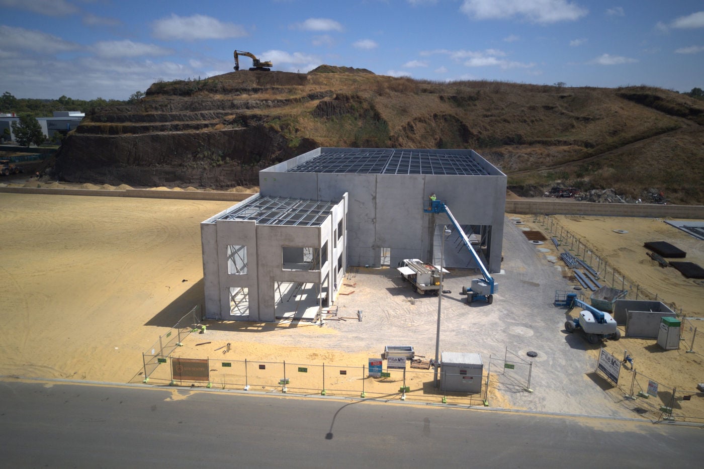 Aerial site overview