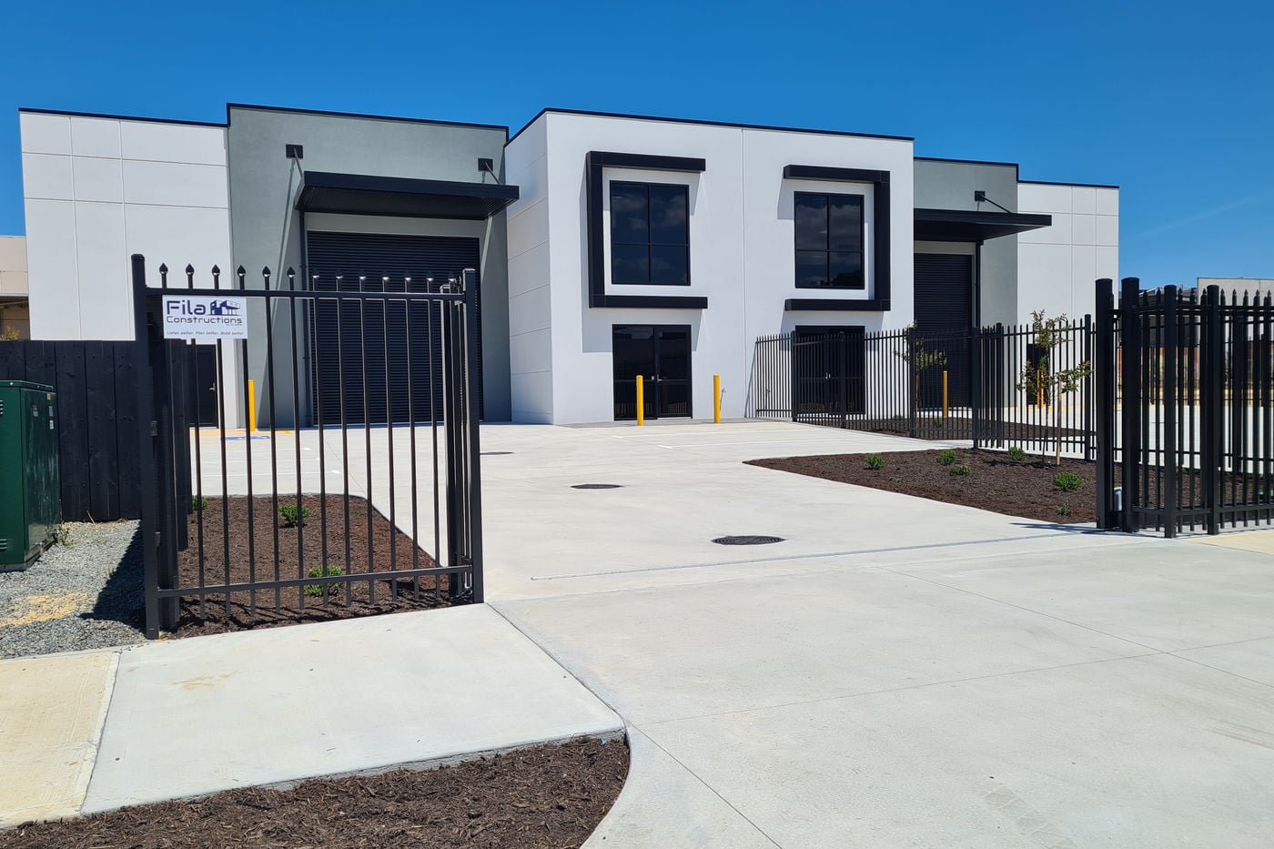 Commercial building exterior