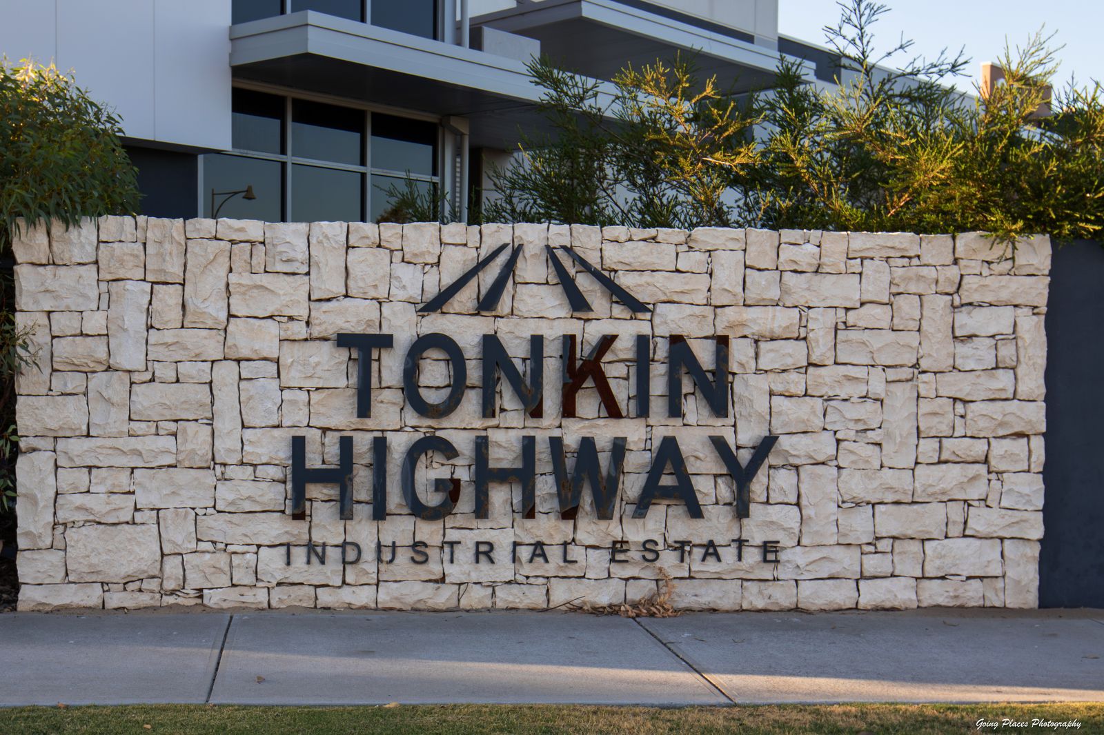Tonkin Highway Industrial Estate entry signage