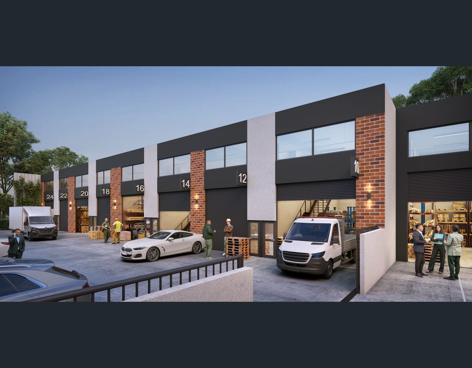 Warehouse units 4 and 6 concept render, Carlisle